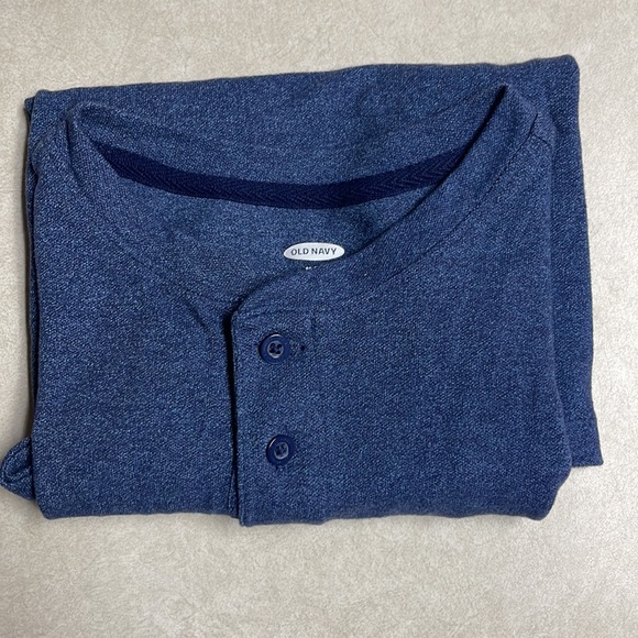 Old Navy Henley Short Sleeve Shirt Stretch Medium Size 8. - Picture 3 of 4